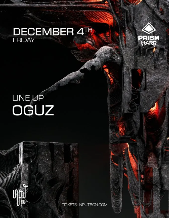 Prism Hard presents Oguz, INPUT Barcelona, 4 December 2026