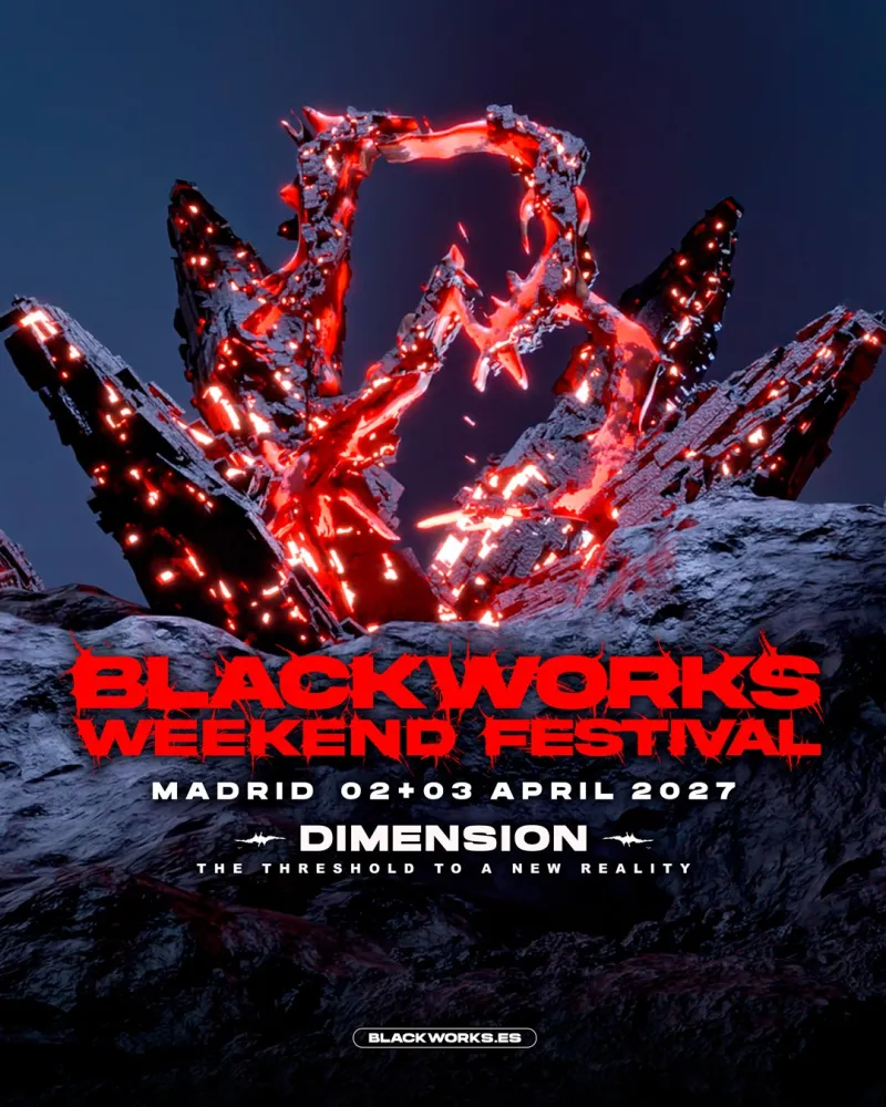 Blackworks Weekend Festival Dimension 2027 : affiche officielle, Madrid, 2 et 3 avril 2027
