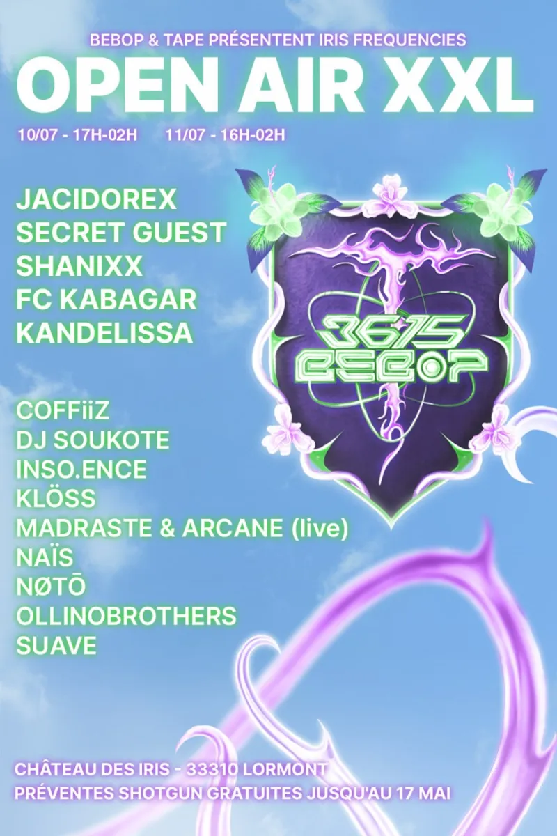 Double Open Air XXL : Bebop x Tape